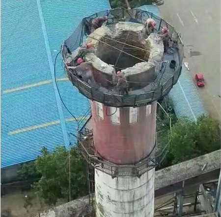 南宁砼烟囱拆除