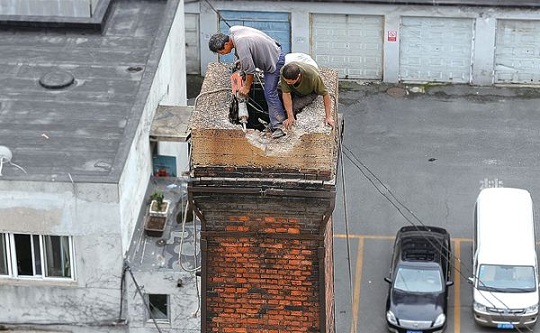烟囱拆除施工技术：