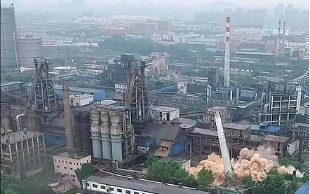 哈尔滨废弃烟囱爆破拆除方案