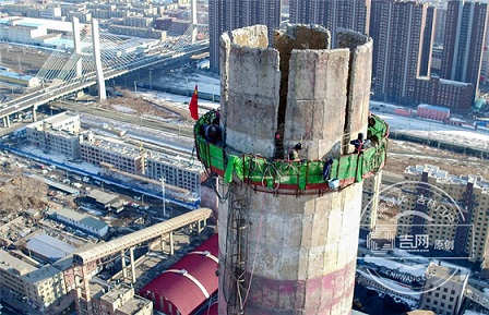 烟囱拆除施工平台应具备的各种条件