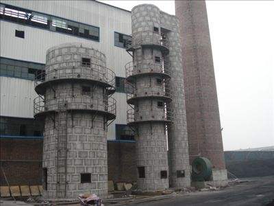 江苏脱硫塔拆除施工组织方案