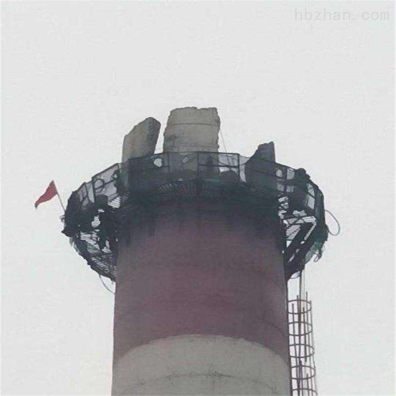 烟囱拆除安全防护脚手架搭设步骤