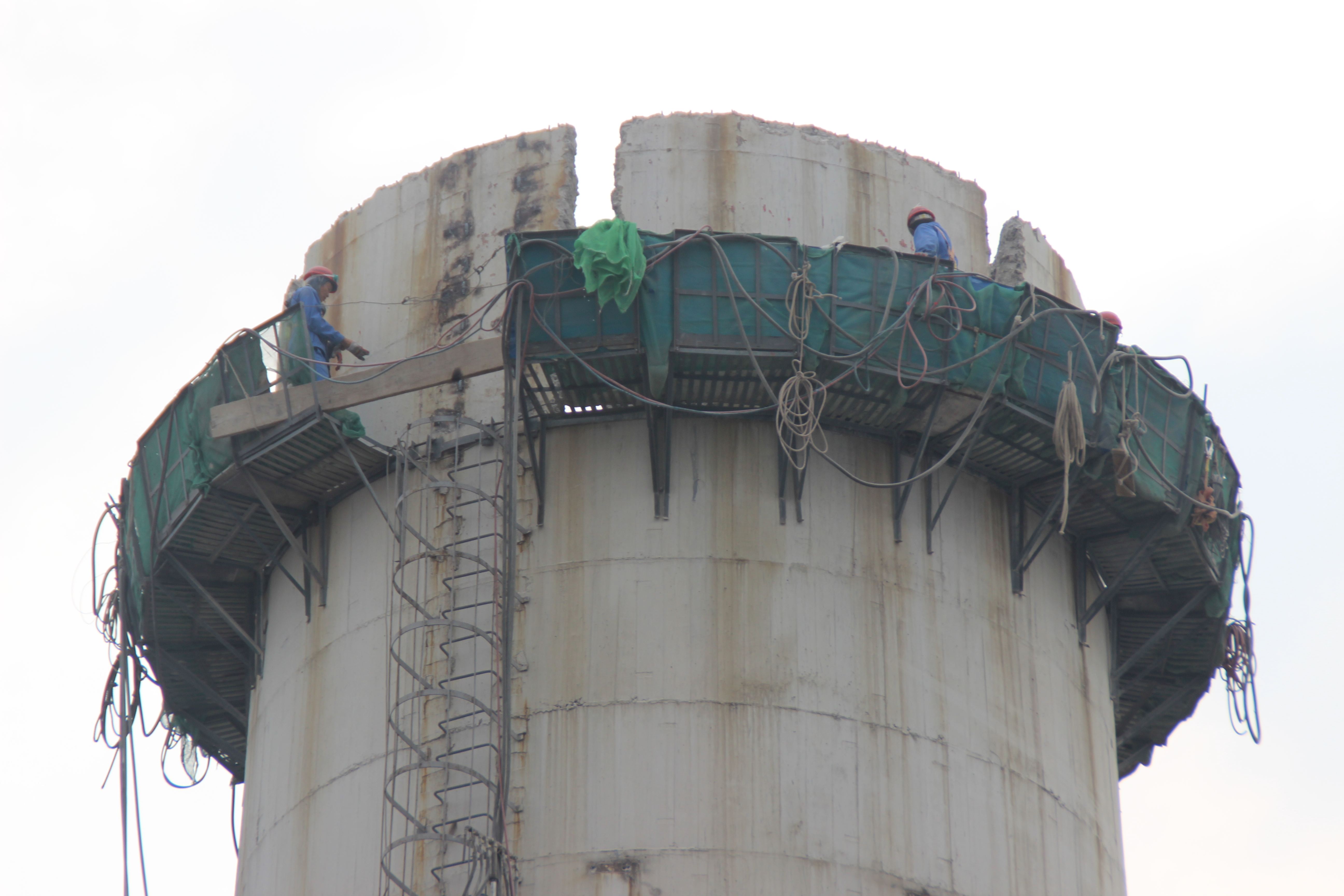 烟囱拆除安全注意事项