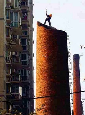  烟囱拆除方式综述及安全措施