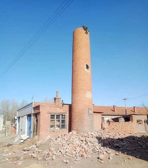 烟囱拆除 烟囱人工拆除方法