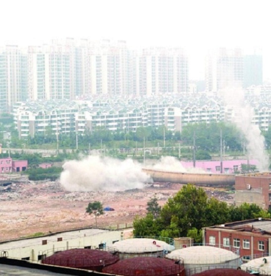 长沙烟囱爆破-烟囱爆破拆除项目中切口要怎么设计