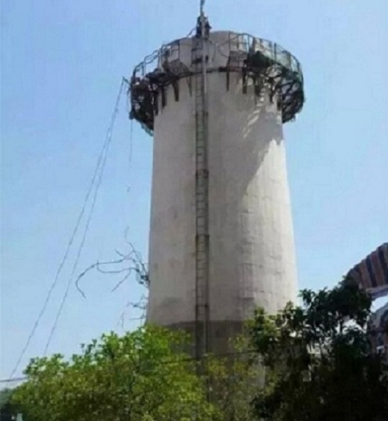 烟囱人工拆除-如何应对恶劣天气烟囱拆除安全防范