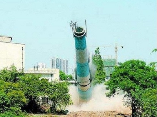 长沙烟囱爆破-烟囱爆破拆除应具备的各种条件