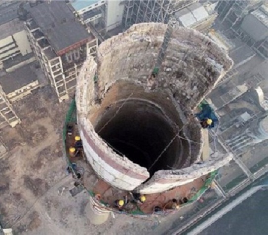 烟囱拆除质量控制与安全防护措施