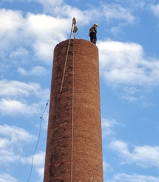 烟囱拆除-怎么样比较安全？