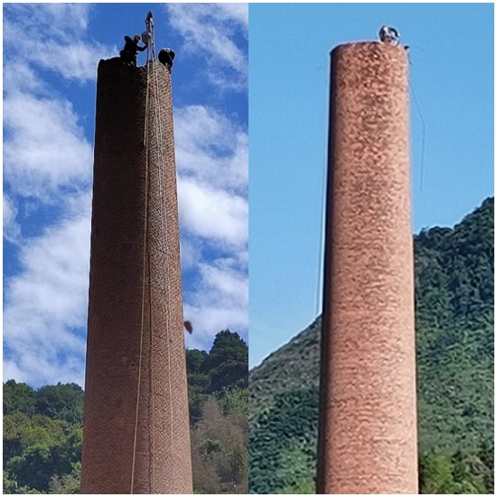 烟囱拆除公司方案设计及拆除流程