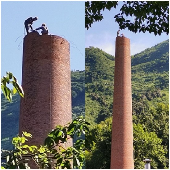 烟囱拆除公司专业施工 专业服务