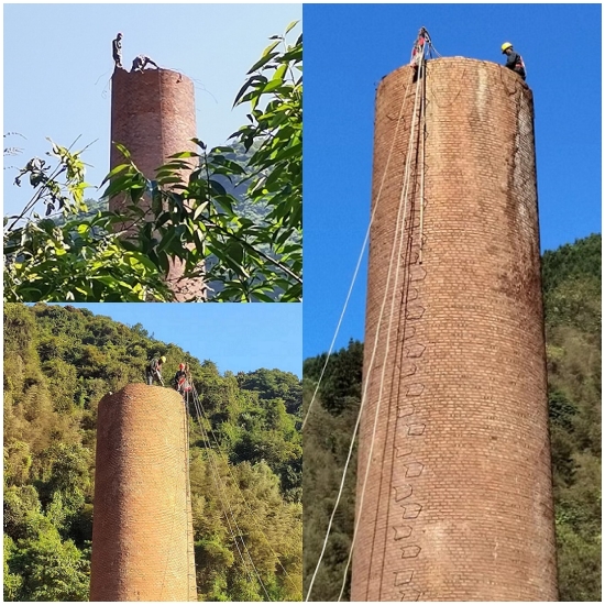 烟囱人工拆除公司如何安全技术与环保成果的双赢？